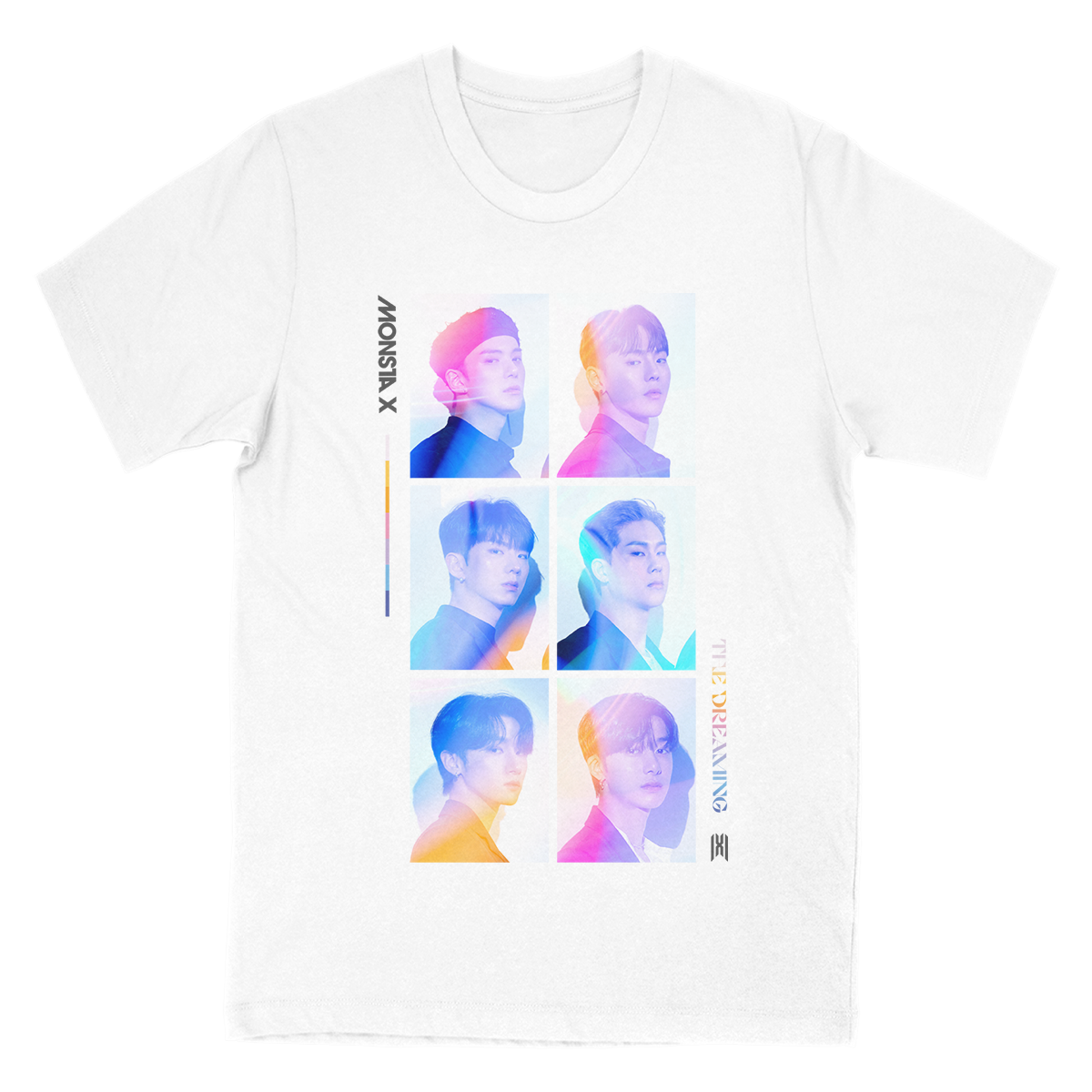 MONSTA X Iridescent Grid Tee