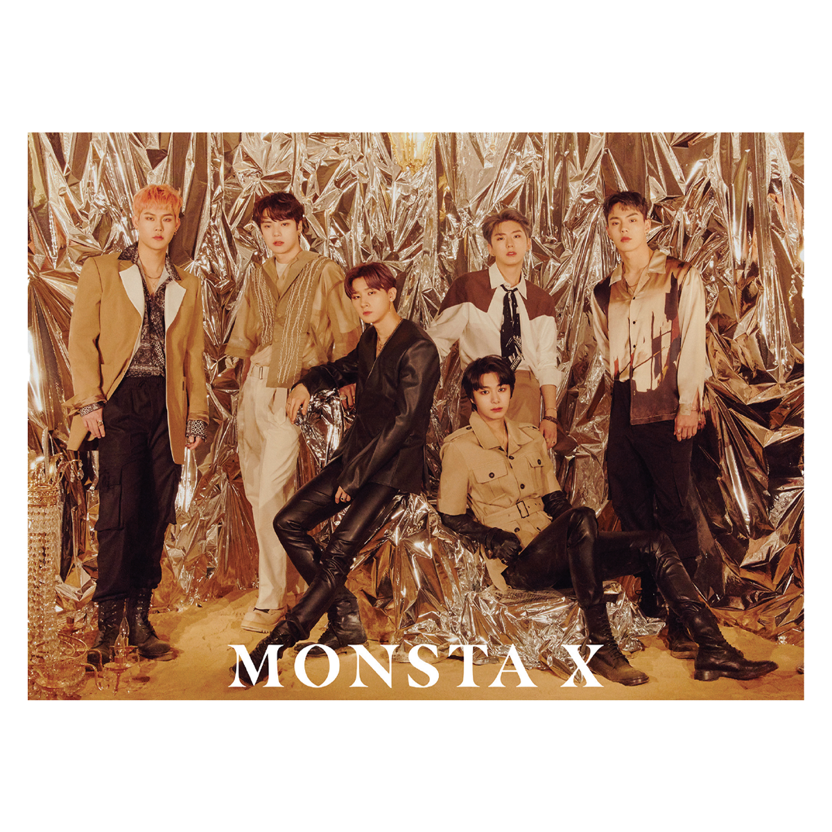 Monsta X Gold Poster-Monsta X