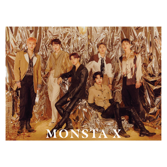Monsta X Gold Poster-Monsta X
